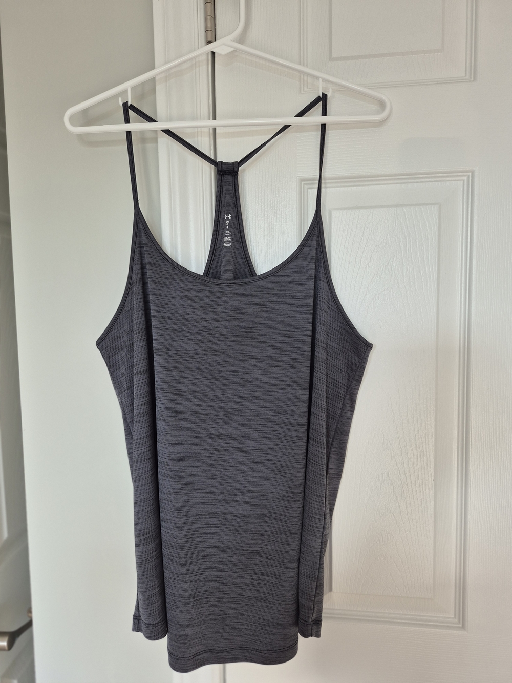 LG Gray Racerback Strappy Camisole Tank